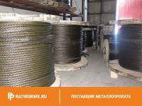 Канат стальной 18,5 мм ГОСТ 3066-80 6х7(1+6)+1х7(1+6)