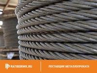 Канат стальной 10 мм ГОСТ 3063 ТК 1х19 (1+6+12)