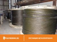 Канат стальной 14 мм ГОСТ 3066-80 6х7(1+6)+1х7(1+6)
