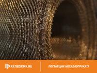Сетка латунная 0,112х0,08 мм ГОСТ 6613-86