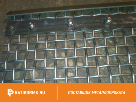 Сетка сложно-рифленая для грохота 60х60х6 мм ГОСТ 3306-88
