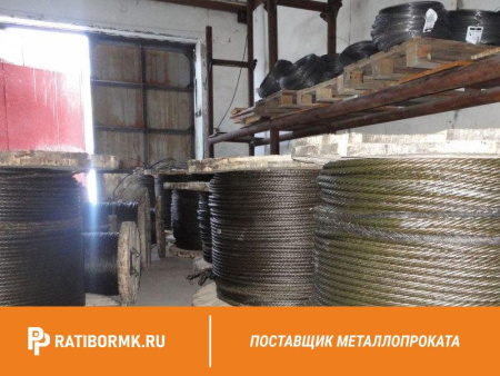 Канат стальной 16,5 мм ГОСТ 3066-80 6х7(1+6)+1х7(1+6)