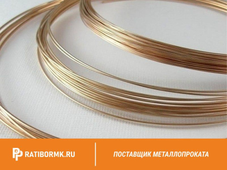 Проволока бронзовая 0.2 мм БРОЦСН3-8-4-1