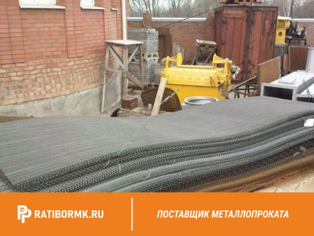 Сетка рифленая для грохота 10х10х3 мм ГОСТ 3306-88
