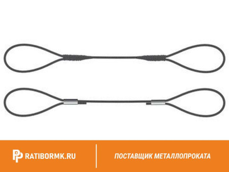 Строп канатный УСК1 2,5т D=16,5мм L=5м ГОСТ 25573-82