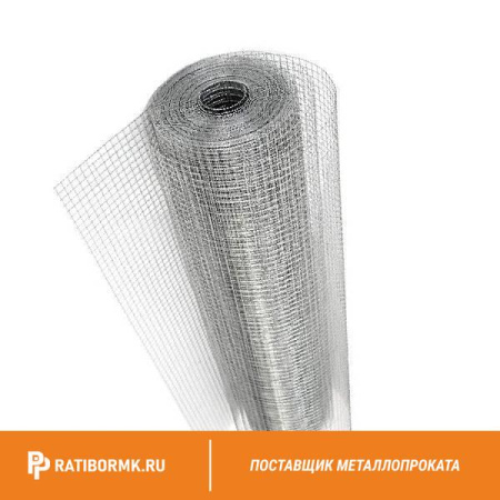 Сетка Рабица оцинкованная 40х40х3 мм в рулоне 1,5х10 м