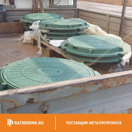 Люк полимерно-песчаный средний 9 тонн тип "С