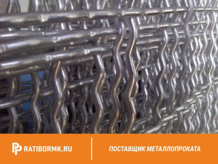 Сетка рифленая для грохота 12х12х3.6 мм ГОСТ 3306-88