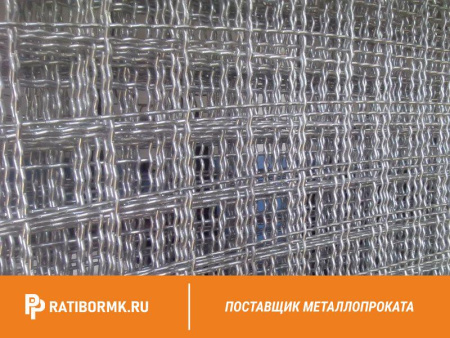 Сетка сложно-рифленая для грохота 55х55х6 мм ГОСТ 3306-88