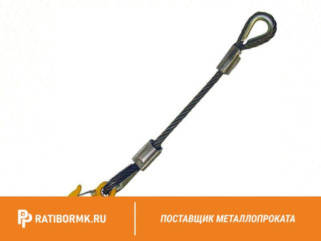 Строп канатный 1СК 8т D=27мм L=9м ГОСТ 25573-82